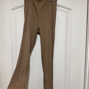 Zara Beige Ribbed Knitwear